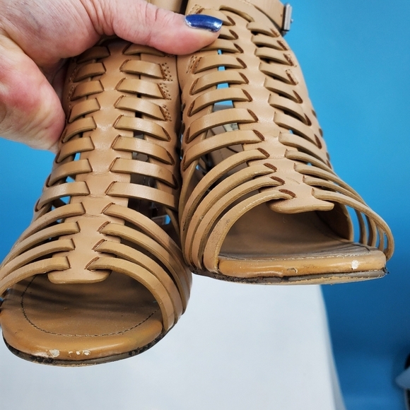 Steve Madden Sandrina tan heeled sandals - Picture 7 of 13